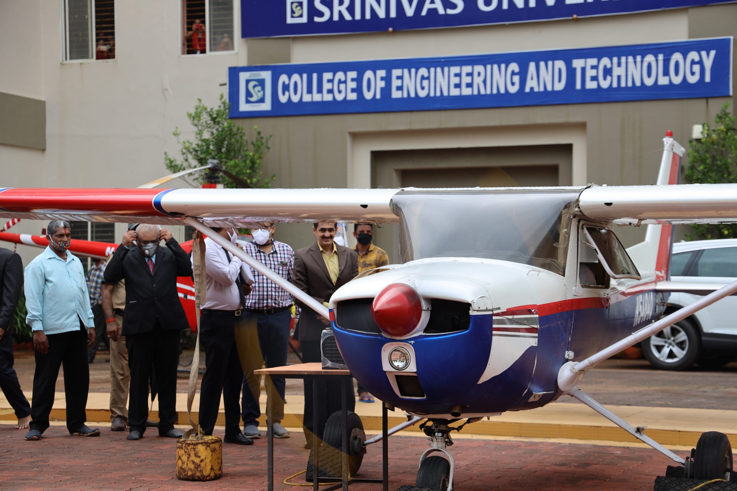 Srinivas University acquires aircraft for engineering course