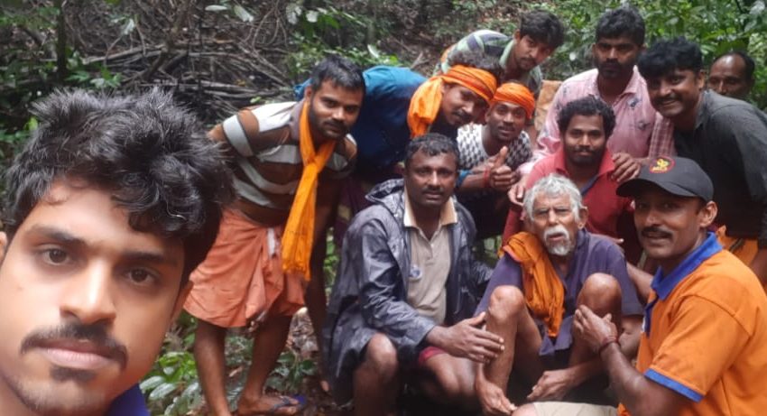  Villagers rescue nonagenarian lost in forest