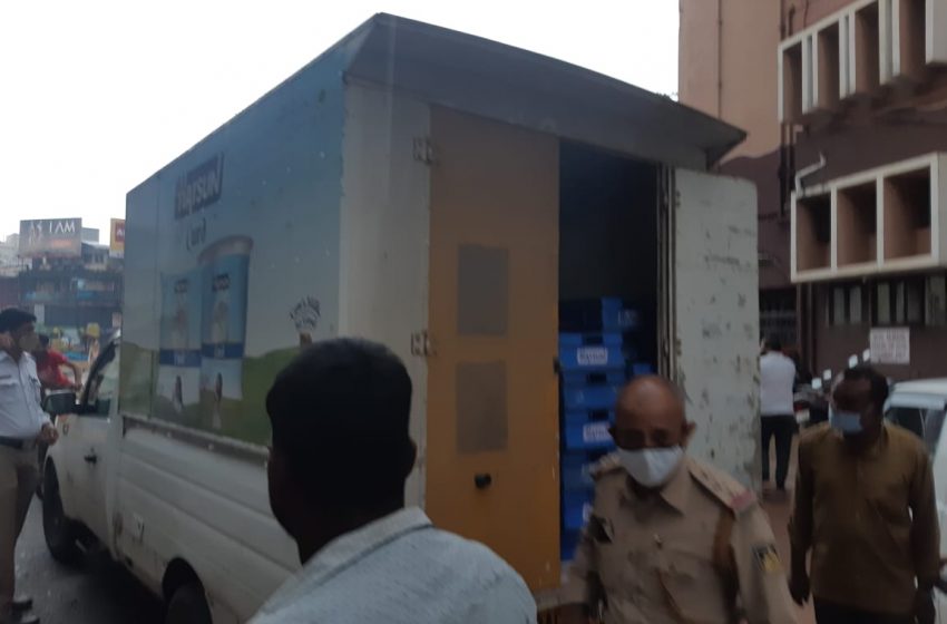  Milk van with beef seized, one arrested
