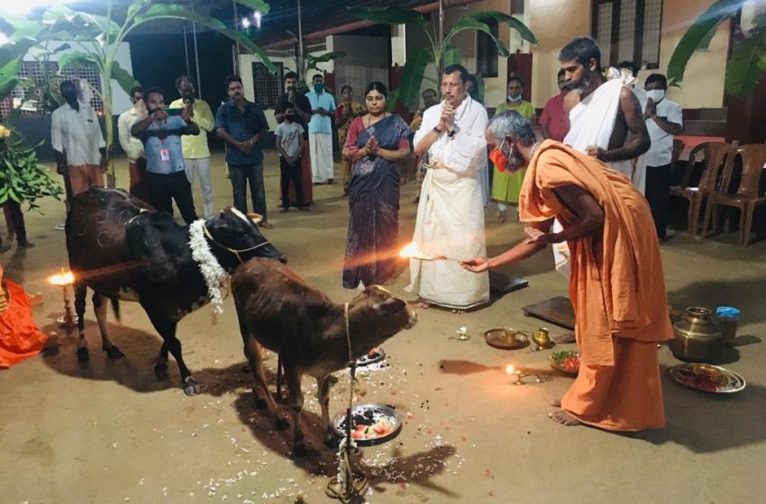  Gow Pooja at Sri Nityananda Yogashrama