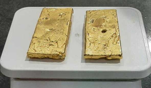  Two held for smuggling gold paste in underwear