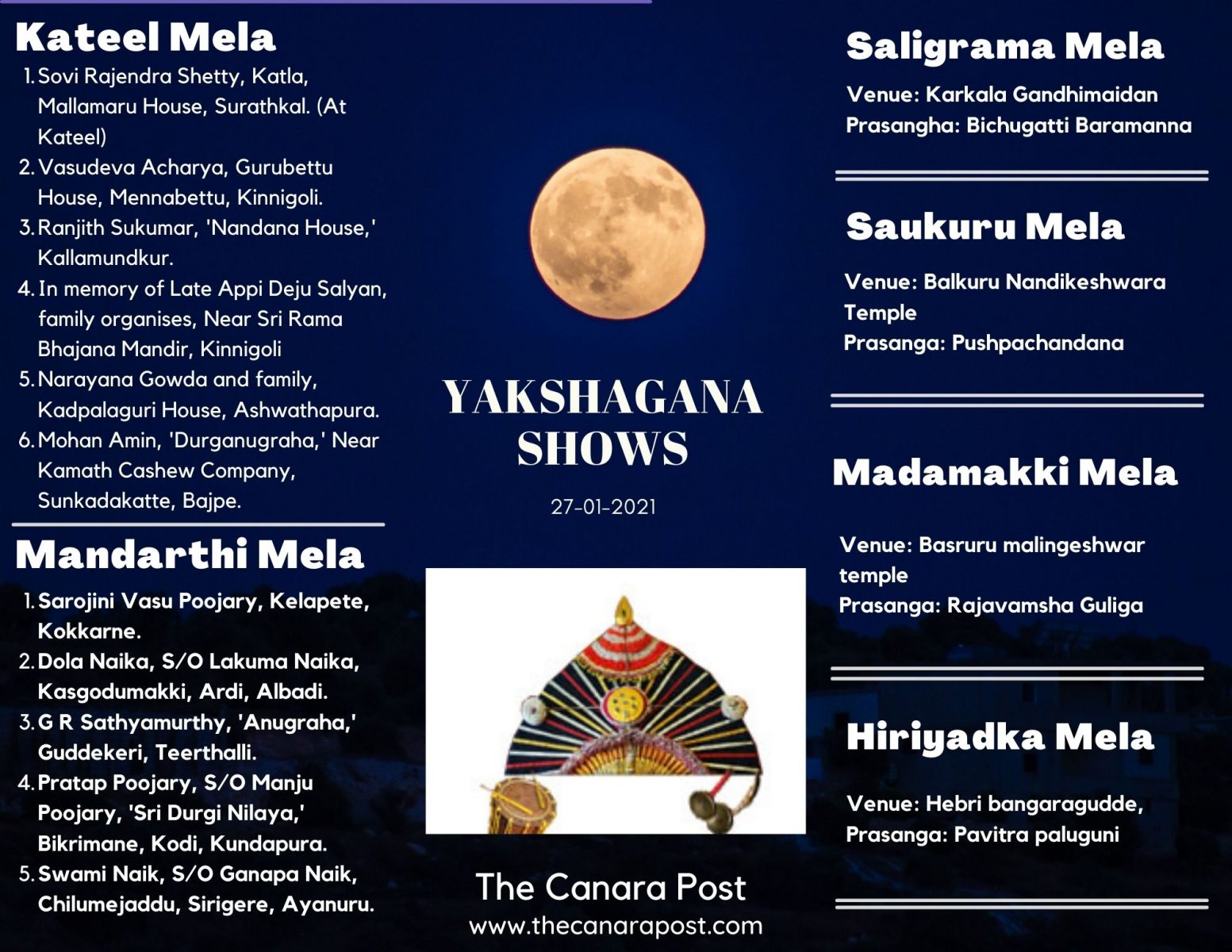Yakshagana shows