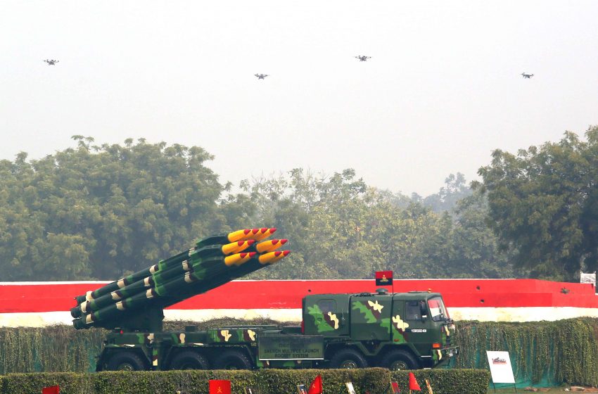  Indian Army demonstrates Drone swarms during Army Day Parade