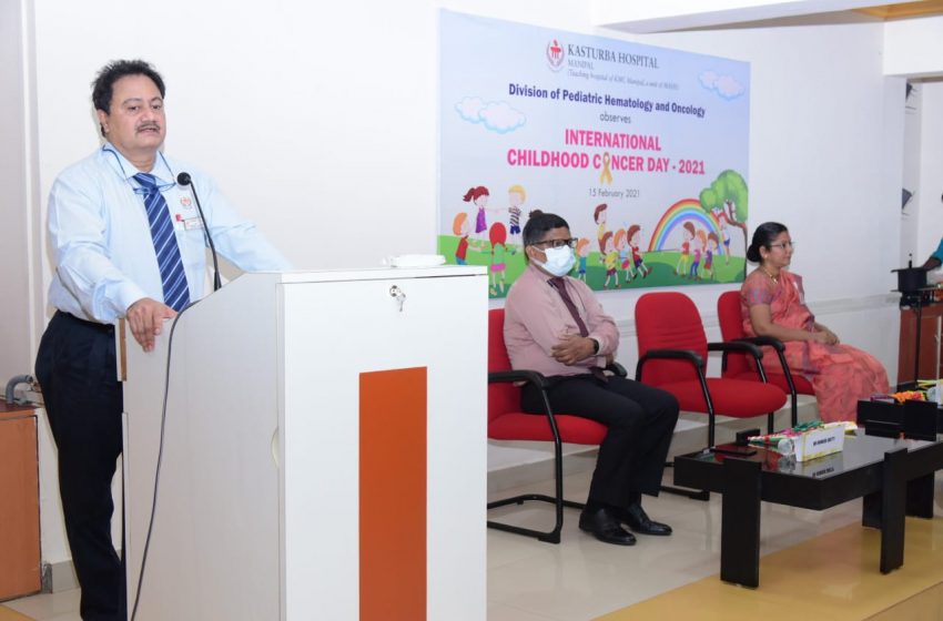  International Childhood Cancer Day observed at Kasturba Hospital