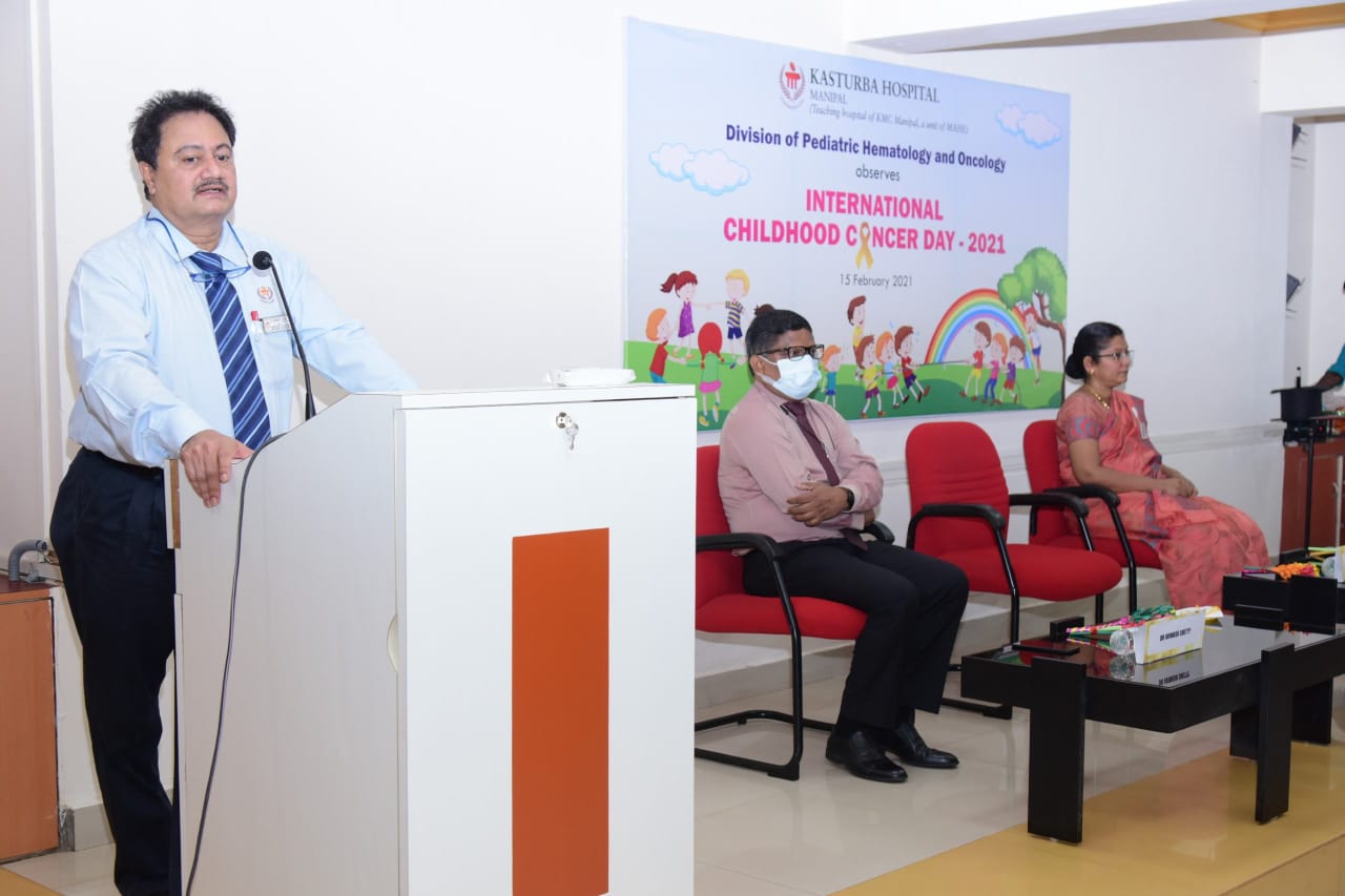 International Childhood Cancer Day observed at Kasturba Hospital 