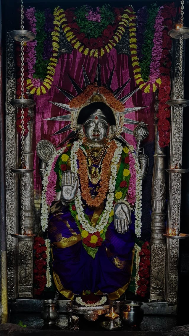 Sri Mangaladevi today's alankara