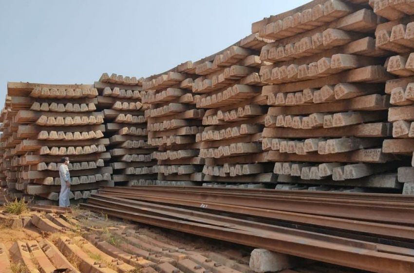  Released railway sleepers for auction