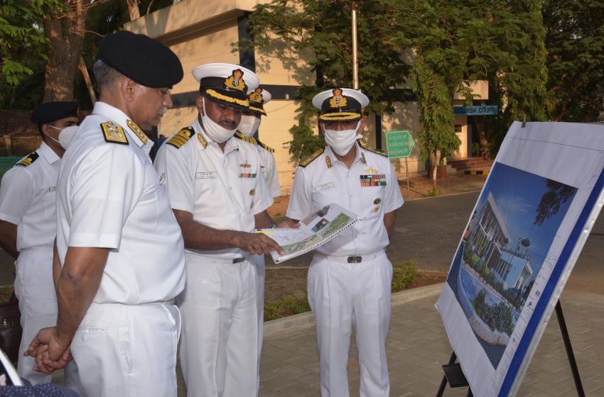  Vice Admiral R Hari Kumar visits Karwar Naval Base