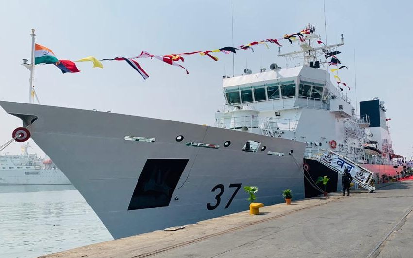  Indian Coast Guard Ship ‘Vajra,’ commissioned