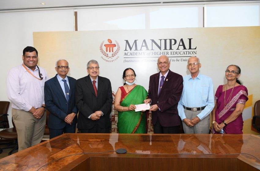  Donation to MAHE Trust by Mohan Shenoy and Aruna M Shenoy
