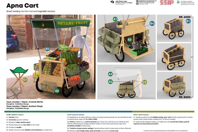  Designing new Street Vending Carts to cope with the recent challenges due to COVID-19