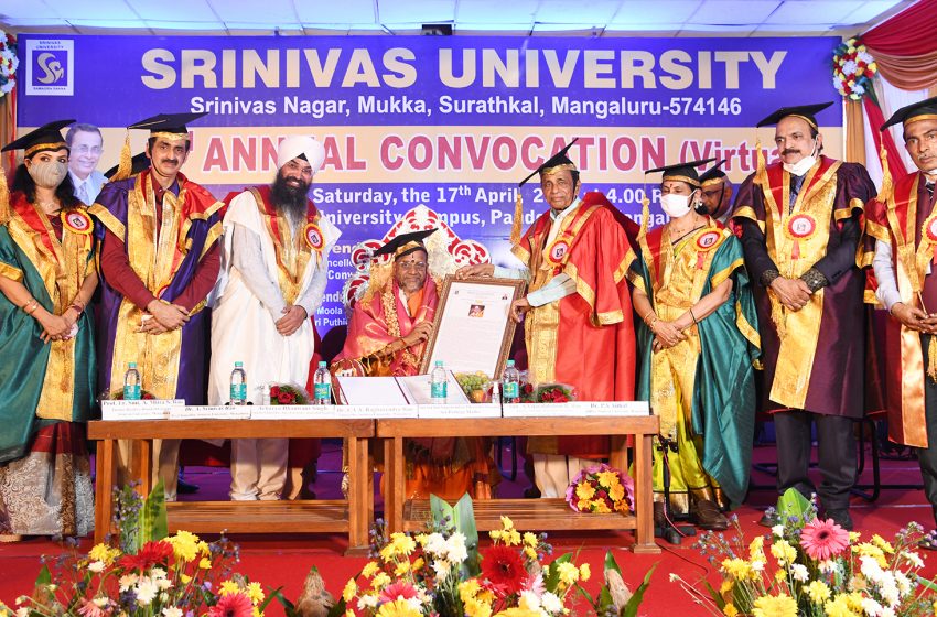  Srinivas University’s third annual convocation held