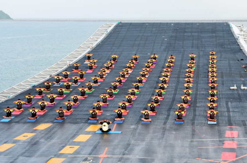  International Day of Yoga at Karwar Naval Base