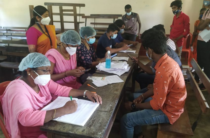  Covid vaccination camp held at MSRS College