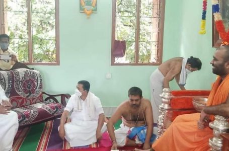 Goa Governor meets Sri Samyamindra Thirtha Swamiji