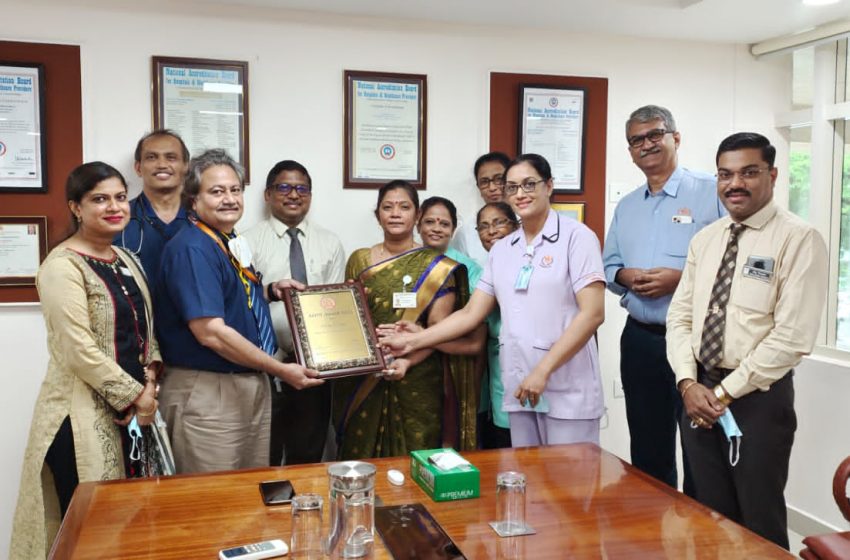  Excellence in Nursing Award for Kasturba Hospital