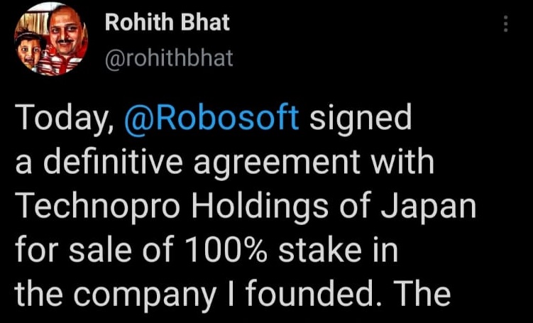  Now Udupi’s Robosoft to be part of Japan’s TechnoPro Group
