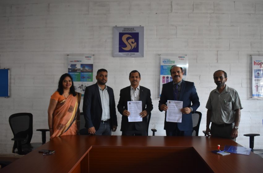  Srinivas University signs MoU with Novigo Solutions