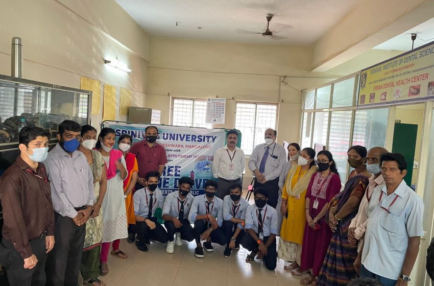  Srinivas University organizes free Covid vaccination camp