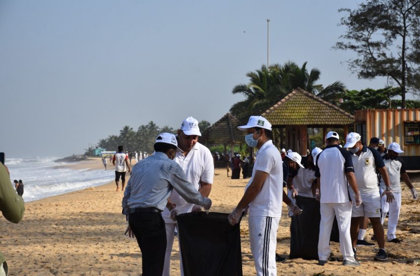  Coast Guard conducts International Coastal Cleanup Day at Panambur beach