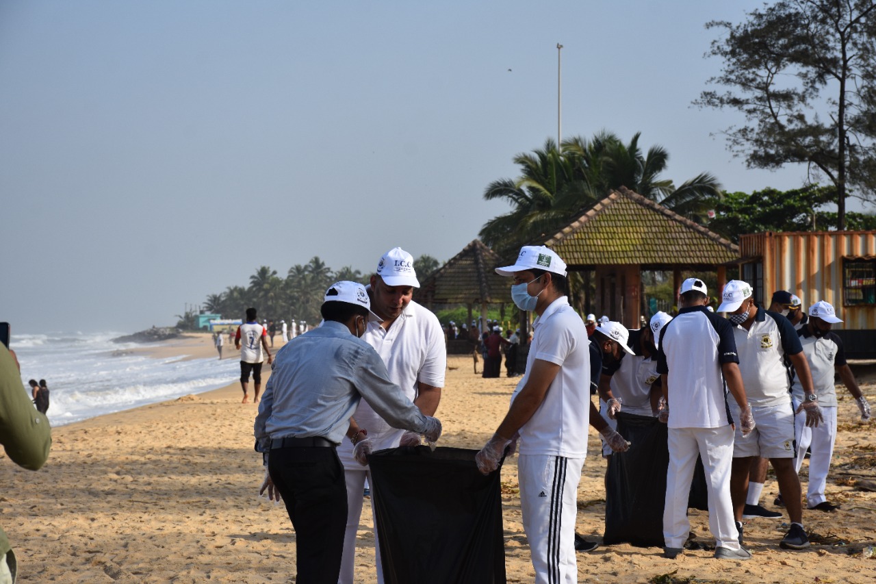 International Coastal Cleanup Day at Panambur beach