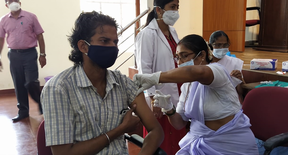 Second dose vaccination camp held at St Mary's College