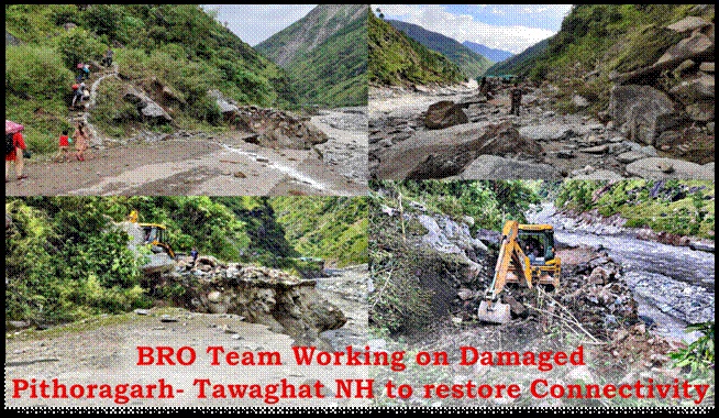 BRO team works round the clock to restore connectivity at flood hit Dharchula