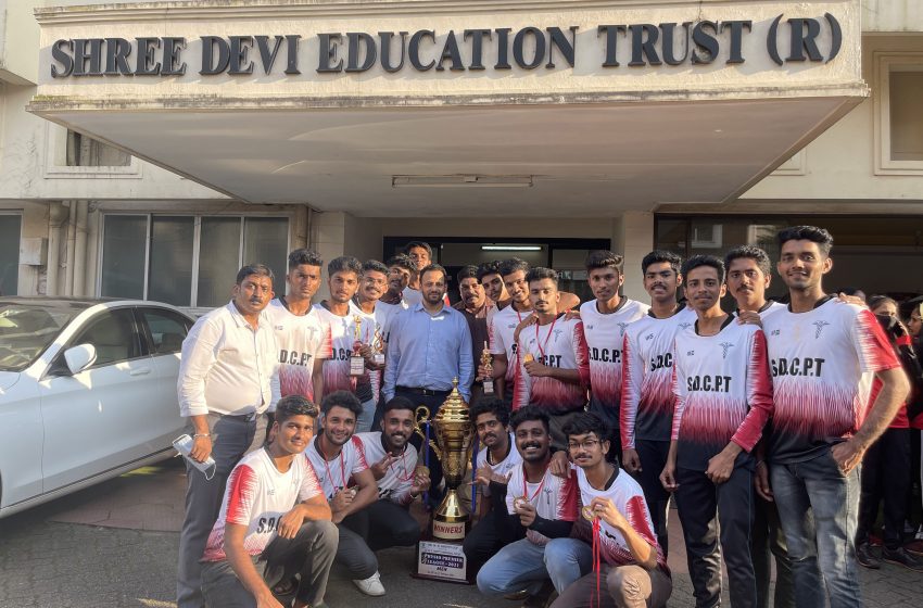  Shree Devi College of Physiotherapy wins cricket tournament