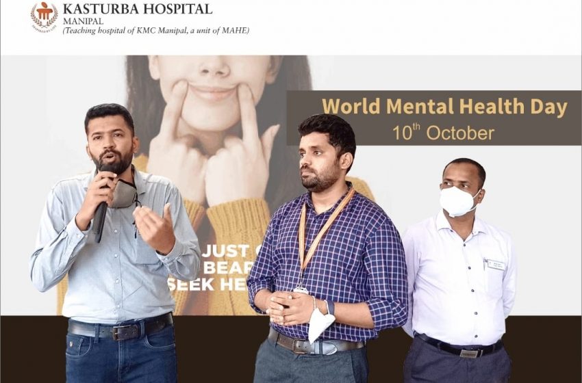  World Mental Health Day: Awareness talk held at Kasturba Hospital