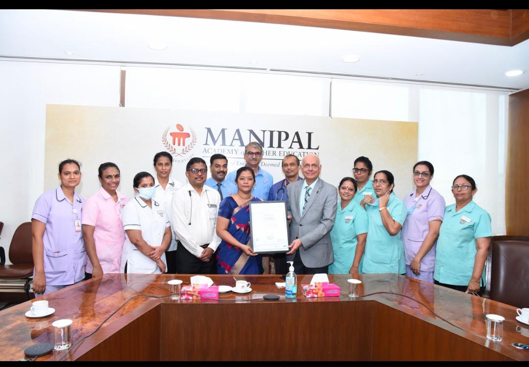 Kasturba Hospital Manipal receives certification of Nursing Excellence