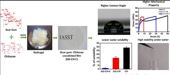  New biodegradable polymer fabricated using guar gum, chitosan has high potential for packaging material