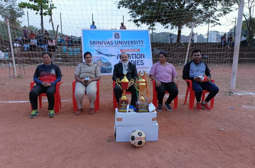  Srinivas University: College of Aviation Studies organizes Inter-Class Football Match