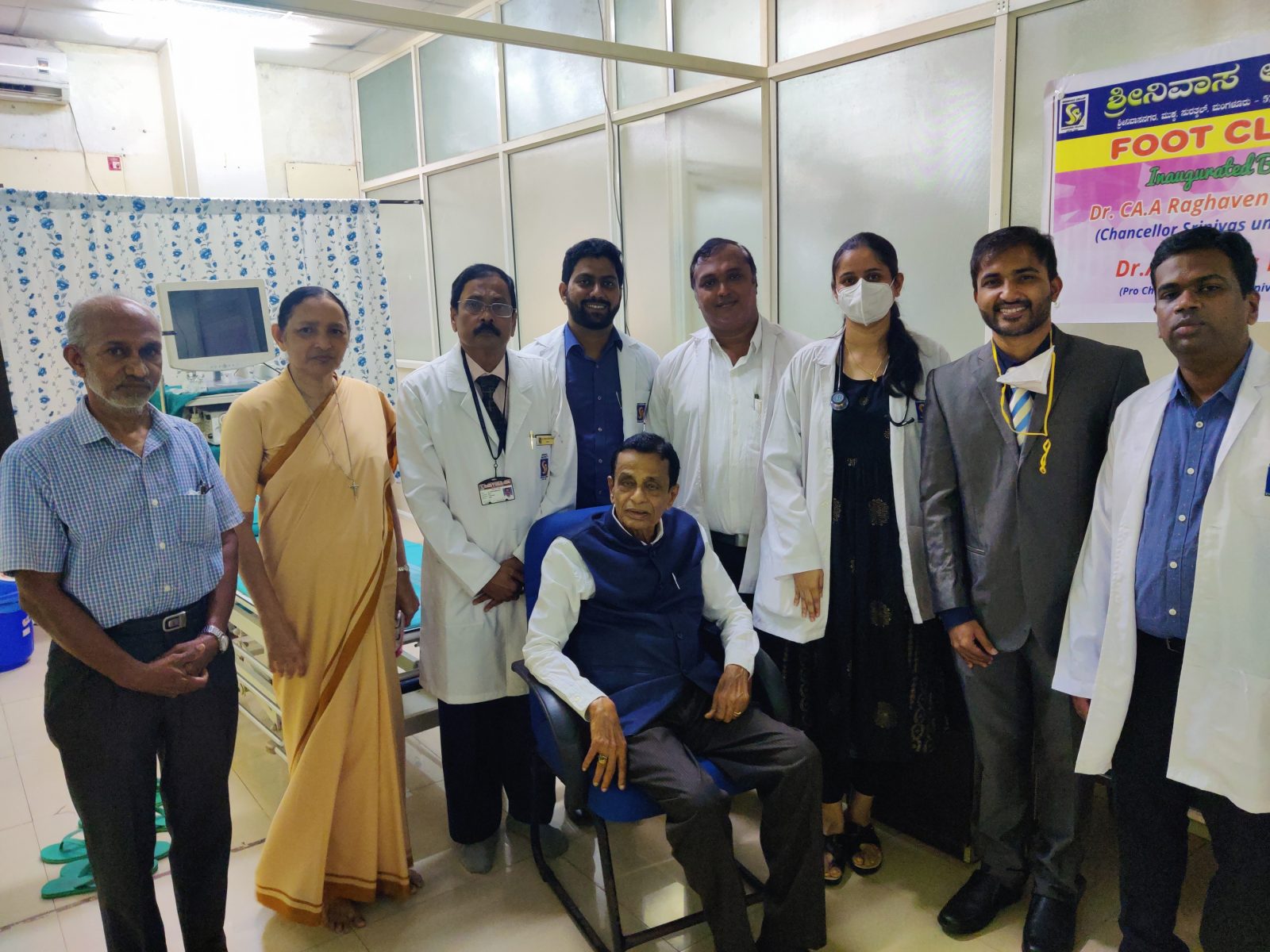Free diabetes check-up camp held at Srinivas Hospital 