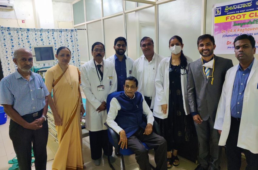  Free diabetes check-up camp held at Srinivas Hospital