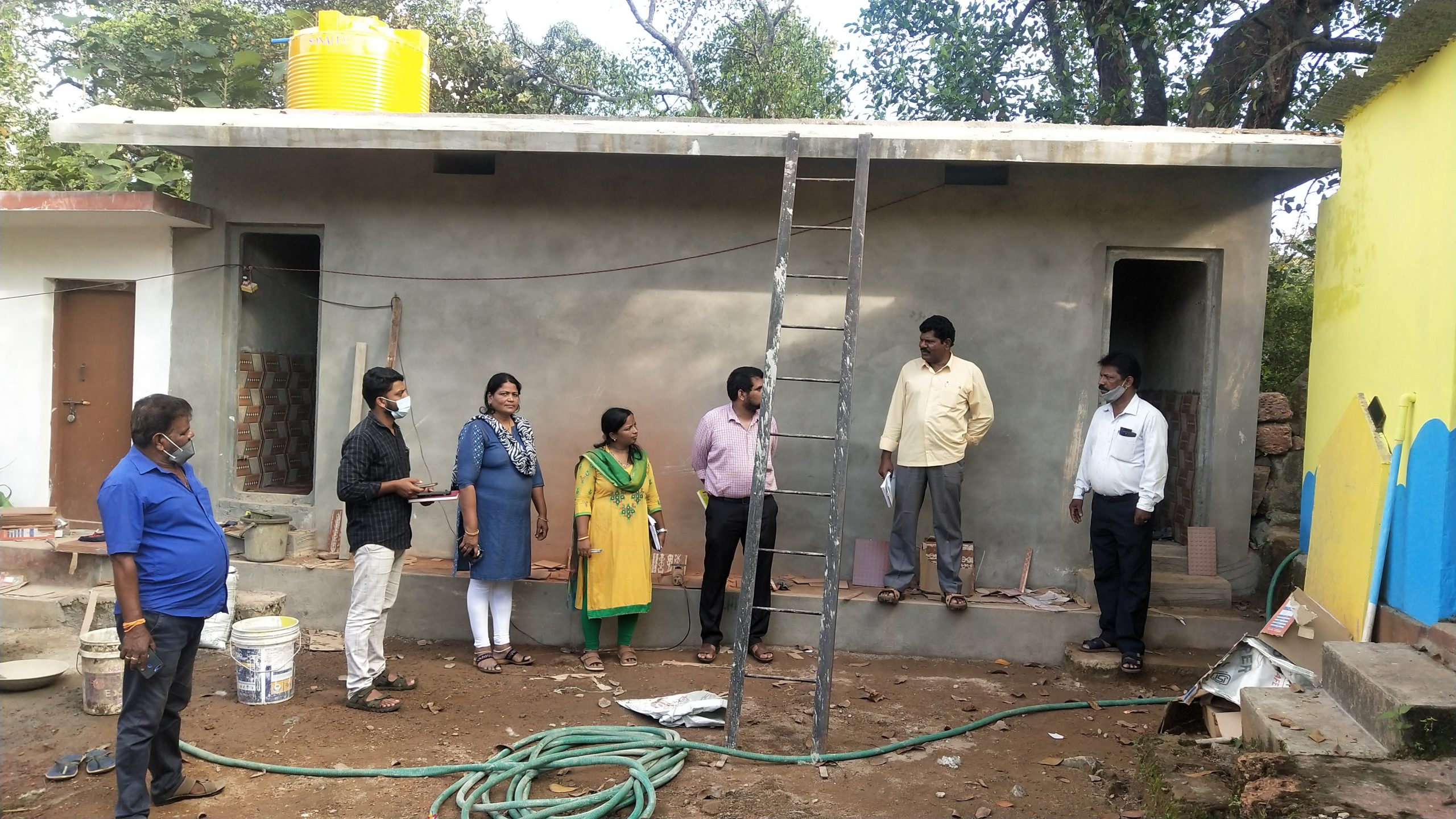 Uttara Kannada ZP Deputy Secretary inspects MGNREGA works