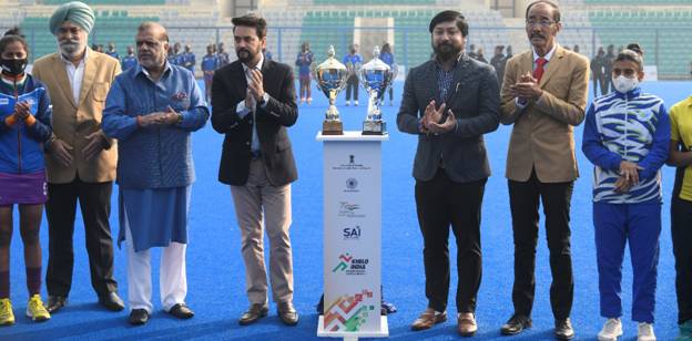  Anurag Thakur inaugurates first-ever Khelo India Women’s Hockey League