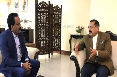ISRO Chief calls on Dr Jitendra Singh, discusses status of Gaganyaan, other future Space missions
