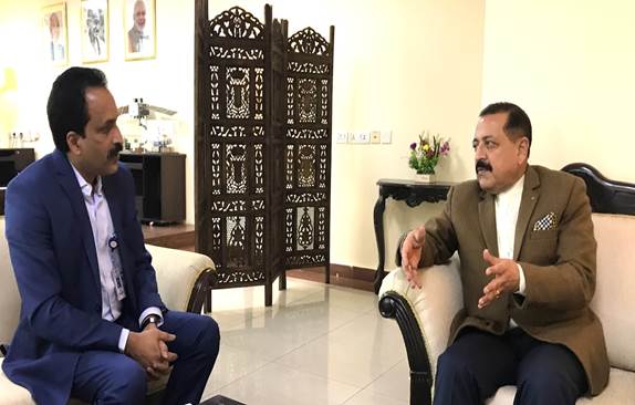  ISRO Chief calls on Dr Jitendra Singh, discusses status of Gaganyaan, other future Space missions