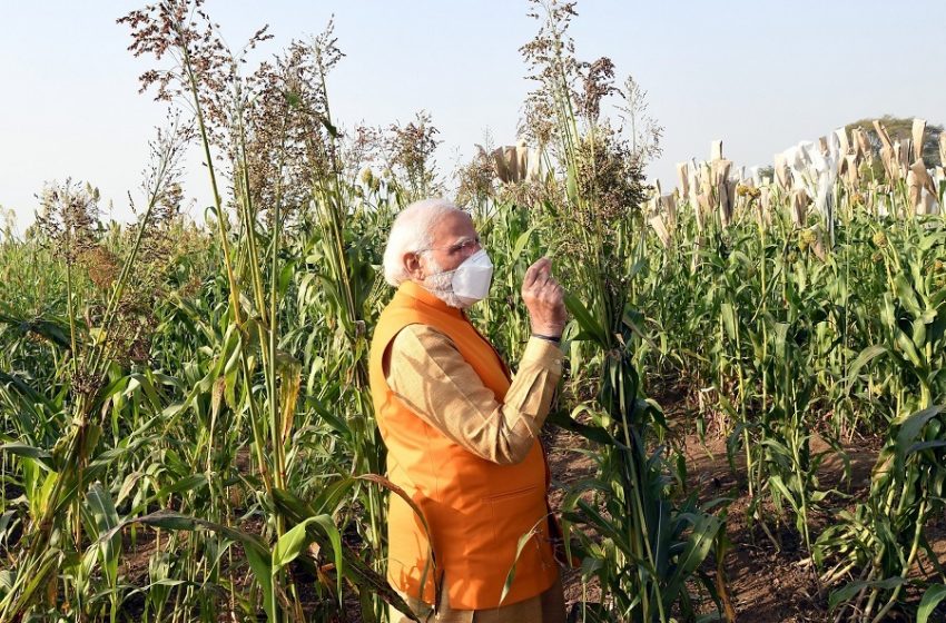  Modi visit ICRISAT farms