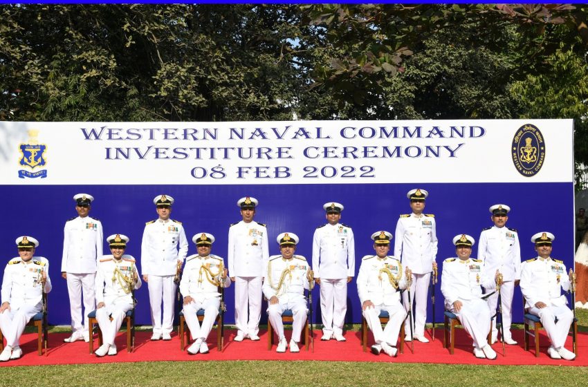  Naval Investiture Ceremony-2022 for Western Naval Command held