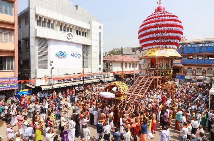  ಮಂಗಳೂರು: ನೂತನ ಬ್ರಹ್ಮರಥ ಸಮರ್ಪಣೆ