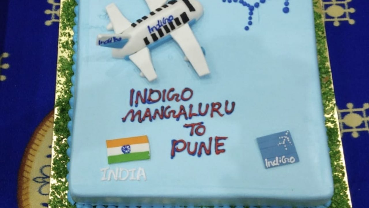 IndiGo Captain's Welcome, Cake Treat On 1st Flight To Ayodhya's New Airport