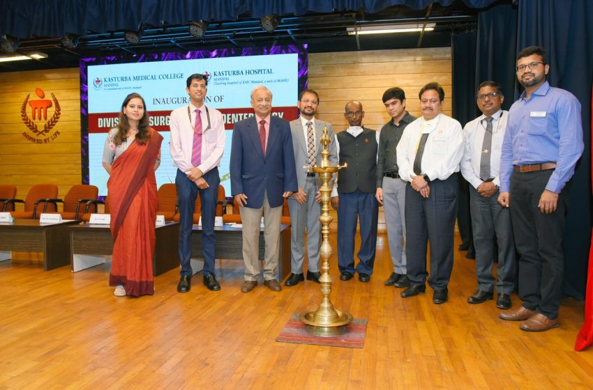  Division of Surgical Gastroenterology inaugurated at Kasturba Medical College & Hospital