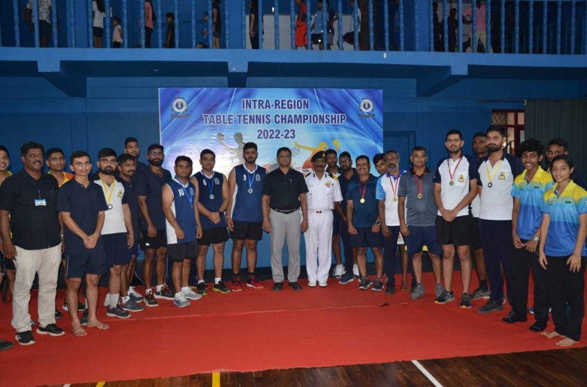  Coast Guard Karnataka conducts intra-region Table Tennis Championship