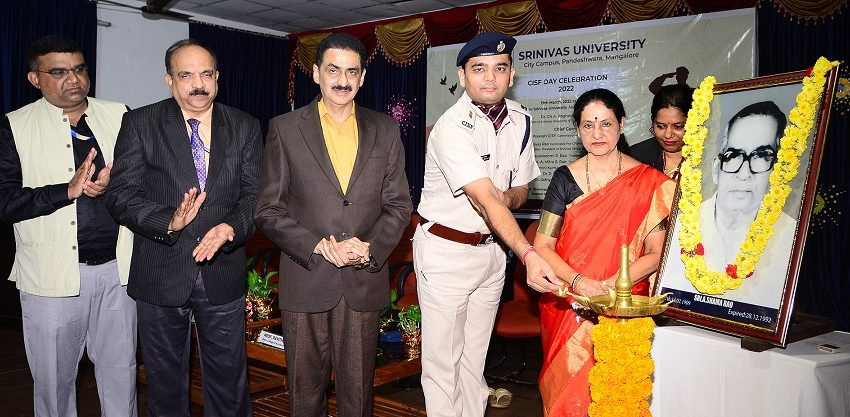  Srinivas University: Institute of Aviation Studies celebrates CISF Day