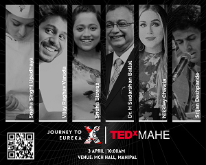  Sixth edition of TEDxMAHE on April 3