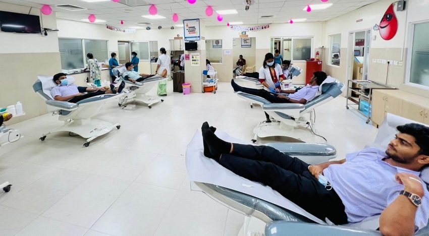  Manipal College of Nursing inspires youth to donate blood