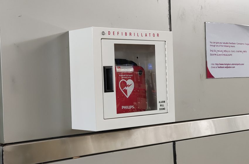  Mangaluru Airport installs Automated External Defibrillators