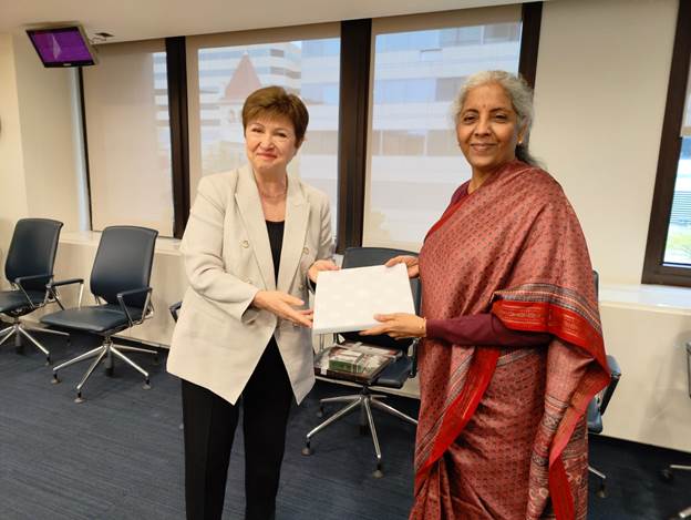  Nirmala Sitharaman meets IMF Managing Director