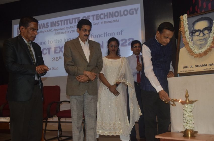  Student Project Exhibition– 2022 inaugurated at Srinivas Institute of Technology